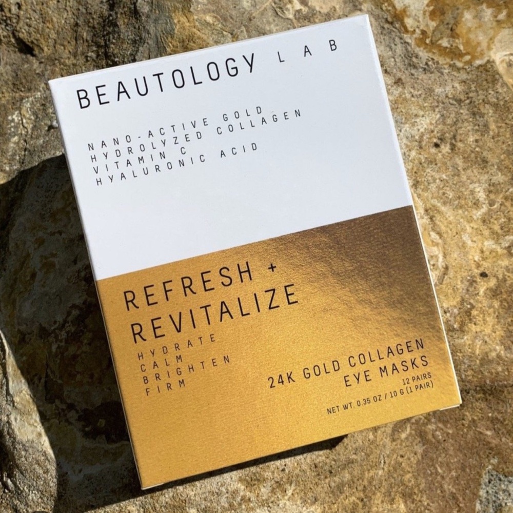 🍒4/$25🍒 Beautyology Lab Refresh + Revitalize 24K Gold Collagen Eye Masks